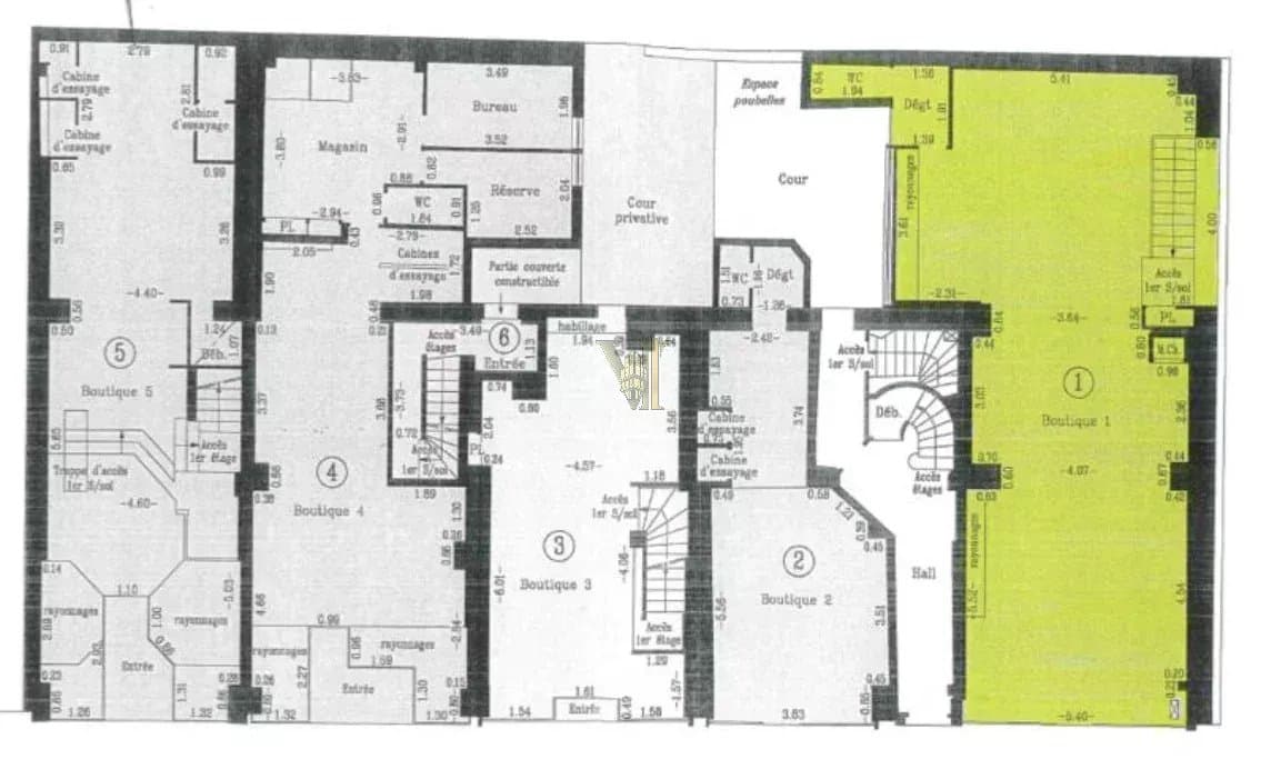 LOCAL COMMERCIAL À LOUER – NATION / COURS DE VINCENNES – PARIS 20ᵉ – 210 M²