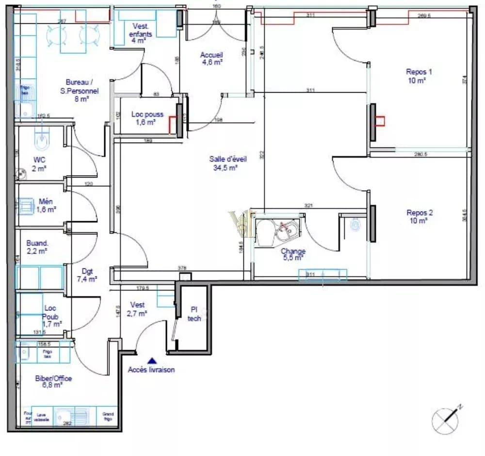 LOCAL COMMERCIAL À LOUER – SECTEUR LOURMEL – PARIS 15ᵉ – 105 M²
