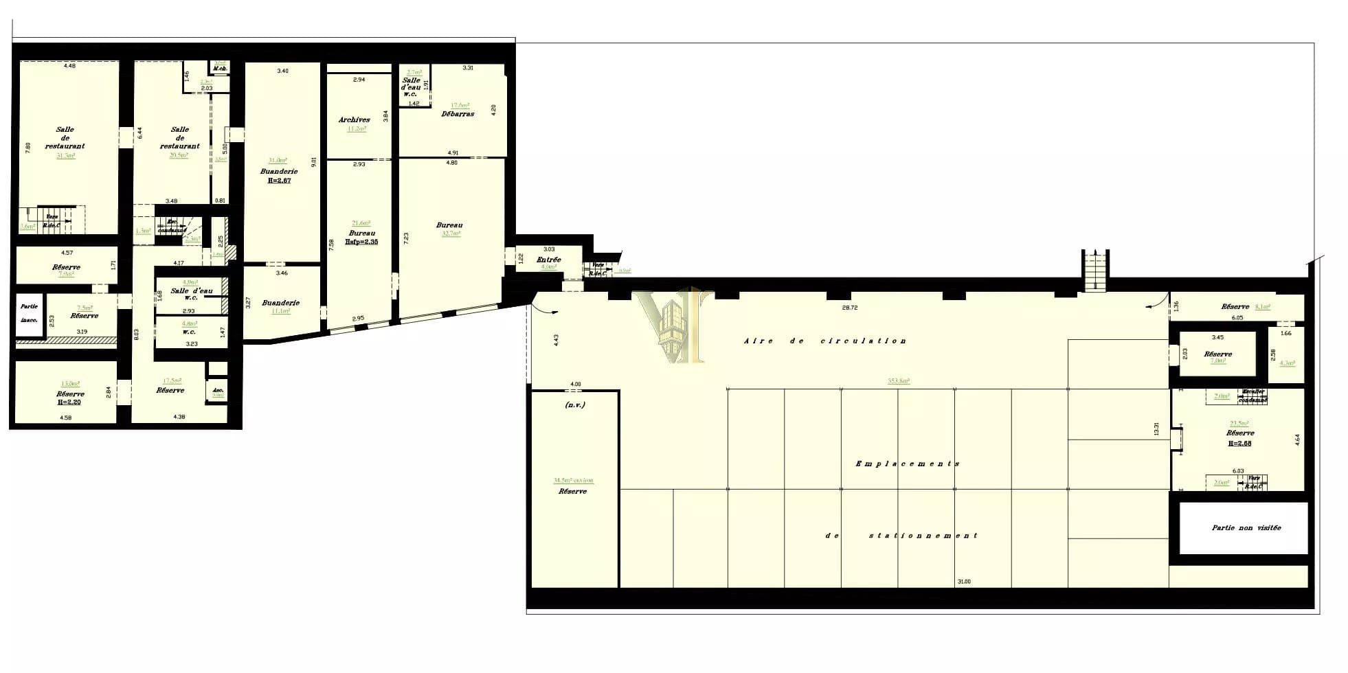 Entrepôt spacieux de 2193 m² à Saint-Denis