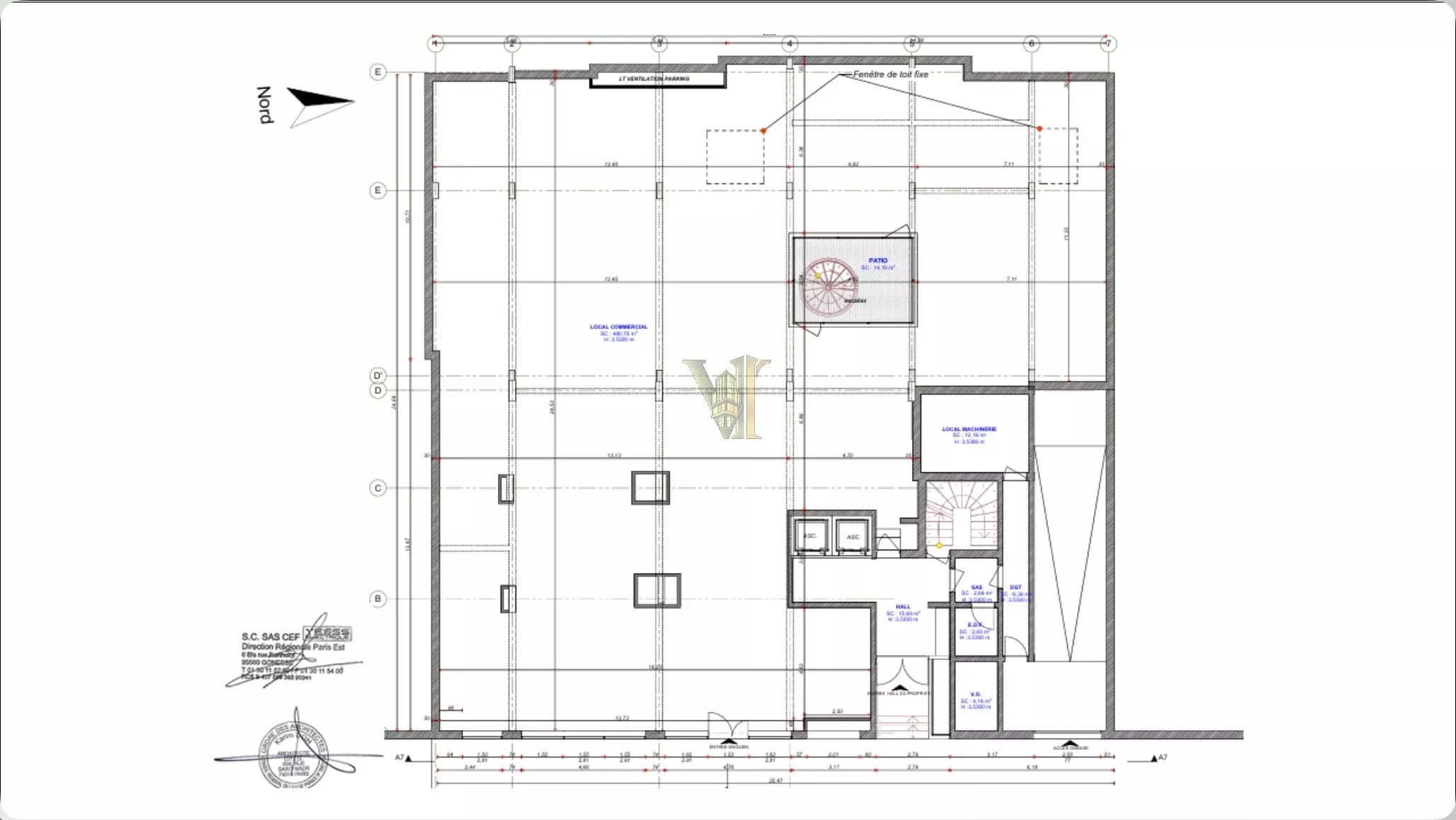 Local Commercial de 472 m² à Charonne, Paris 20ème