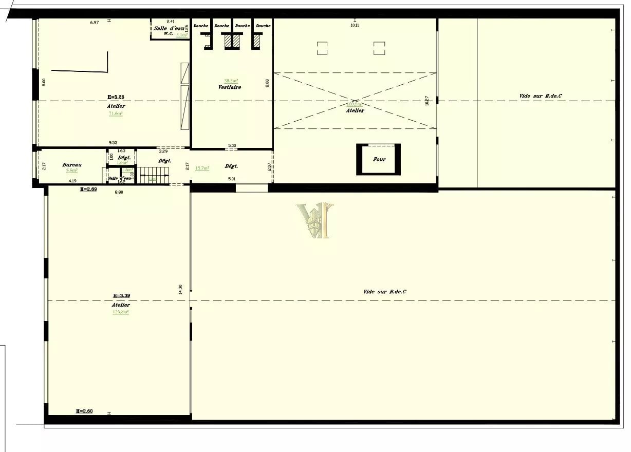 Entrepôt spacieux de 2193 m² à Saint-Denis — Saint-Denis — réf. VI-67 — photo 14